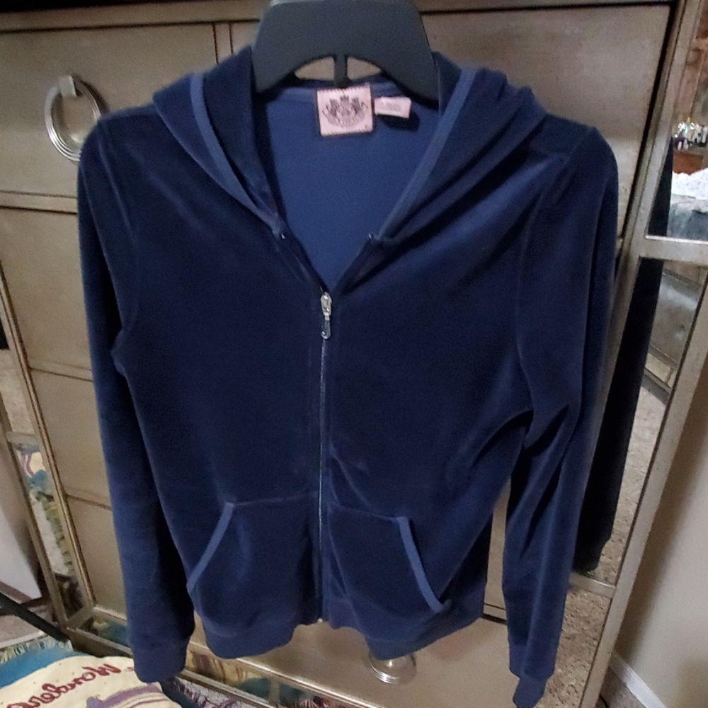 Juicy Couture Velour zip up hoodie